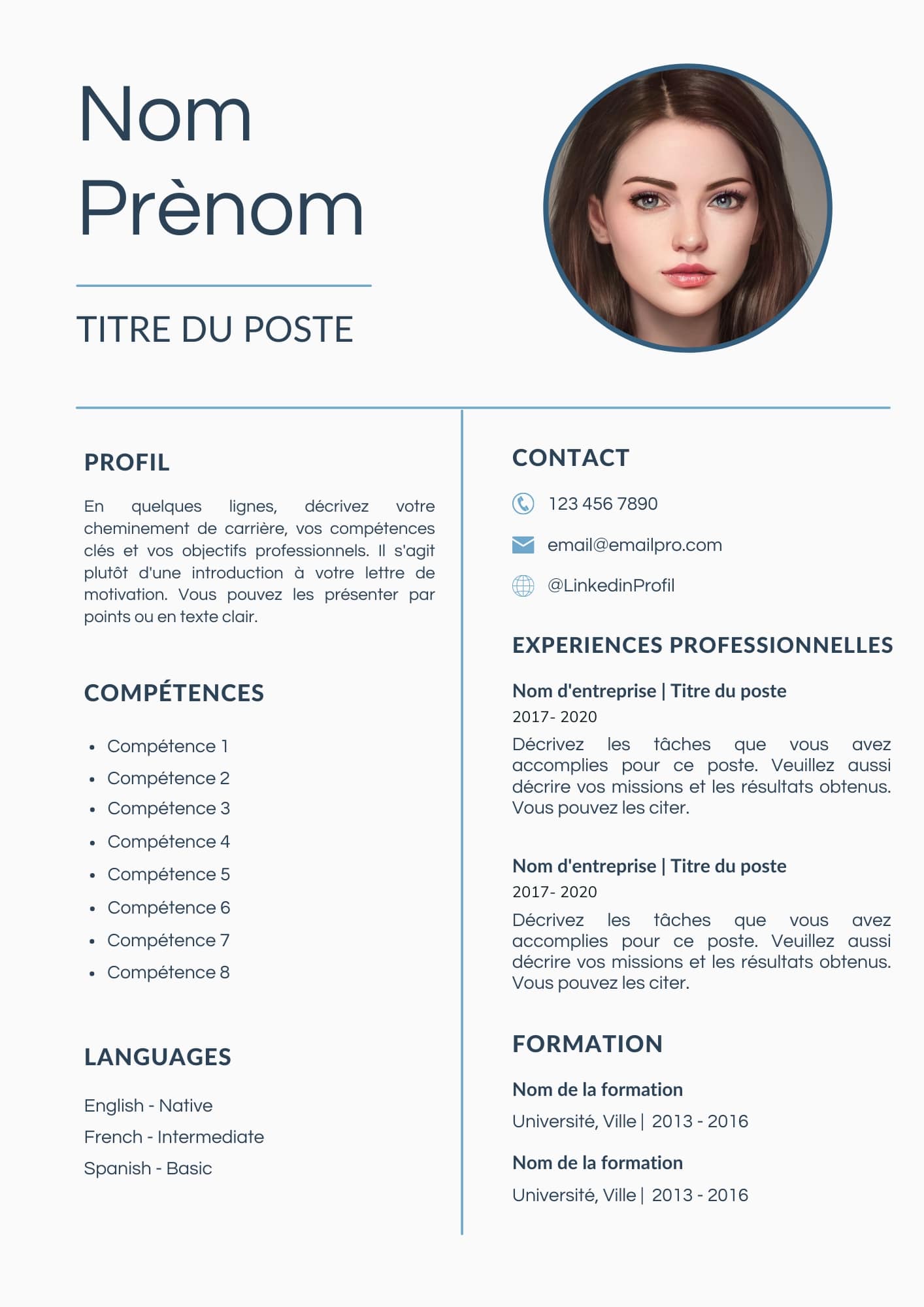 cvprogratuit